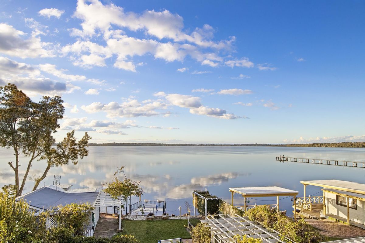 Lakeside garden outlook