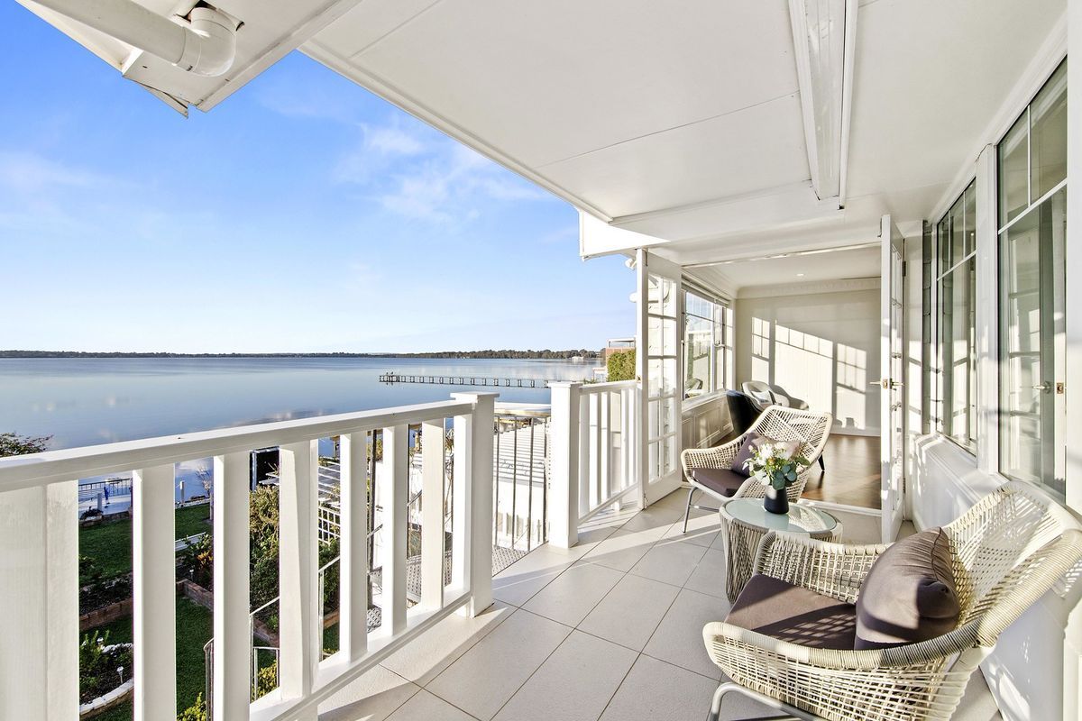 Balcony over the water
