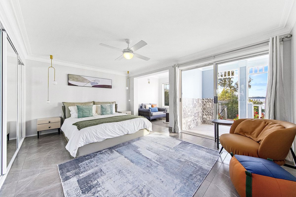 Master suite with a view